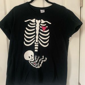 Pregnancy Skeleton Shirt: Gender Neutral